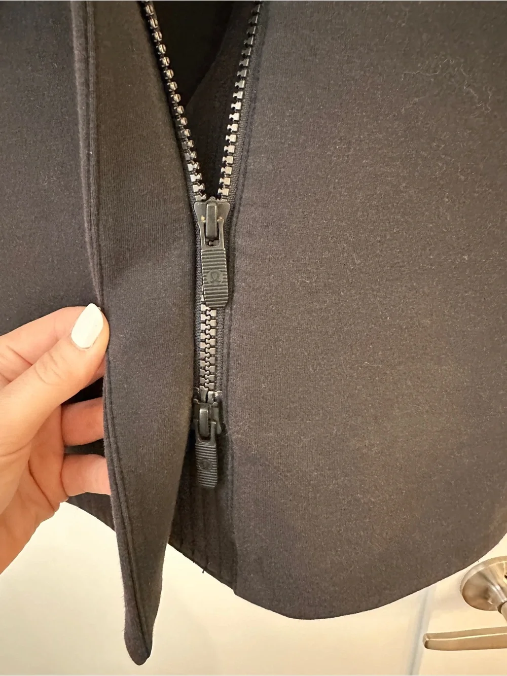 lululemon athletica Black Hooded Trench Coat